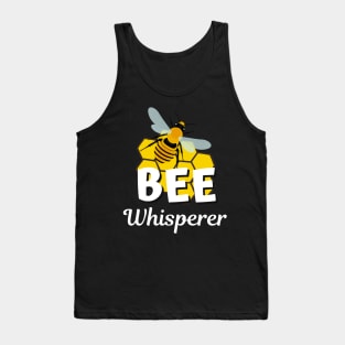 Bee Whisperer Beekeeper Honey Honeycomb Tank Top